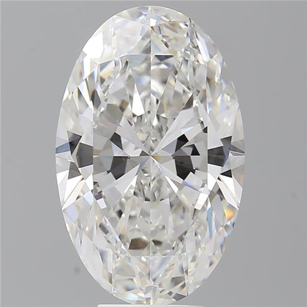 7.56 ct. oval Lab Grown Diamond front image