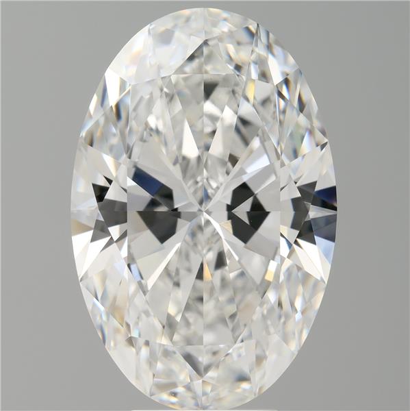 7.03 ct. oval Lab Grown Diamond front image