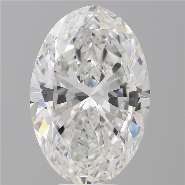 9.01 ct. oval Lab Grown Diamond front image