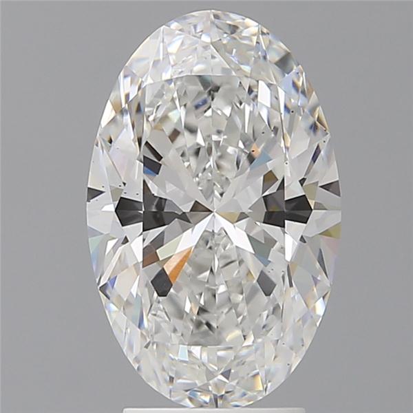 3.60 ct. oval Lab Grown Diamond front image