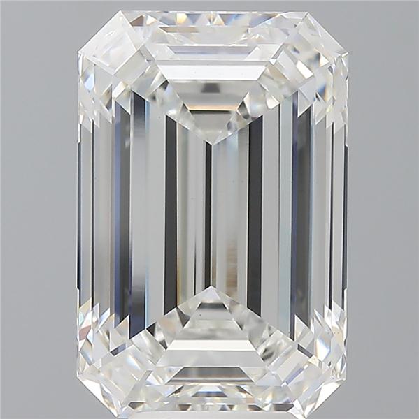 7.60 ct. emerald Lab Grown Diamond front image