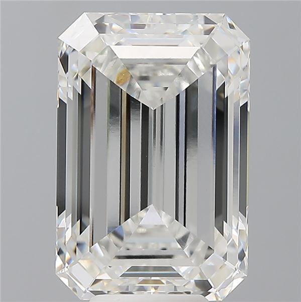 8.10 ct. emerald Lab Grown Diamond front image