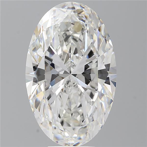 9.10 ct. oval Lab Grown Diamond front image