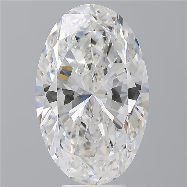 7.52 ct. oval Lab Grown Diamond front image