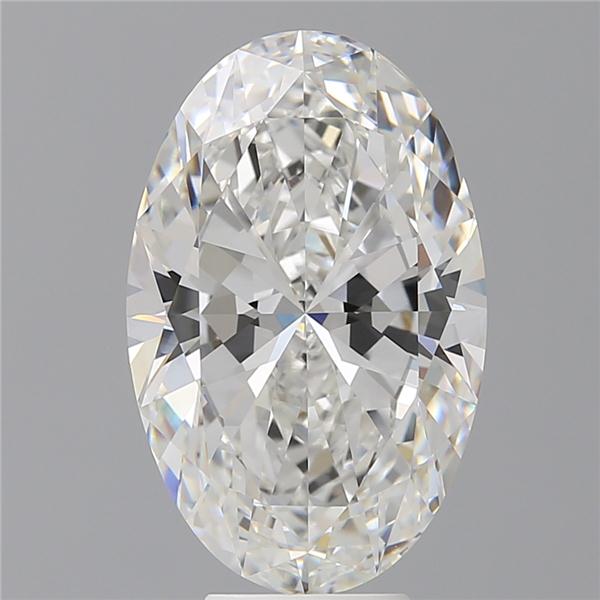 7.04 ct. oval Lab Grown Diamond front image