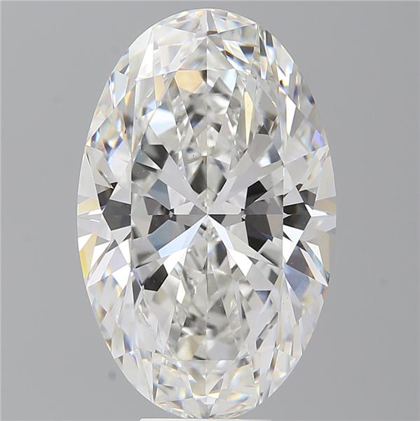 9.60 ct. oval Lab Grown Diamond front image