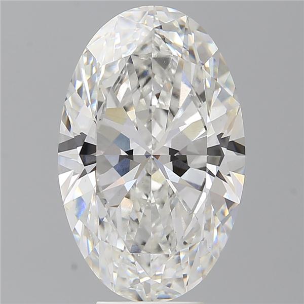 7.04 ct. oval Lab Grown Diamond front image