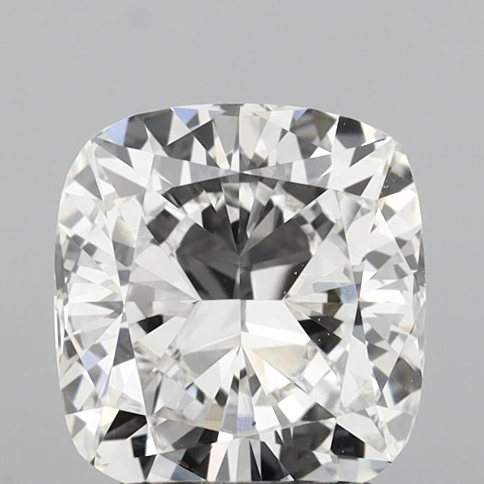 2.01 carat f VVS2 EX Cut IGI cushion diamond