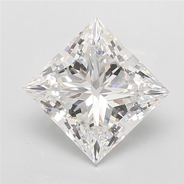 6.03 ct. princess Lab Grown Diamond front image