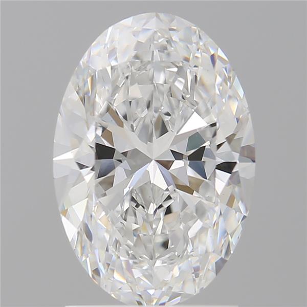 2.08 ct. oval Lab Grown Diamond front image