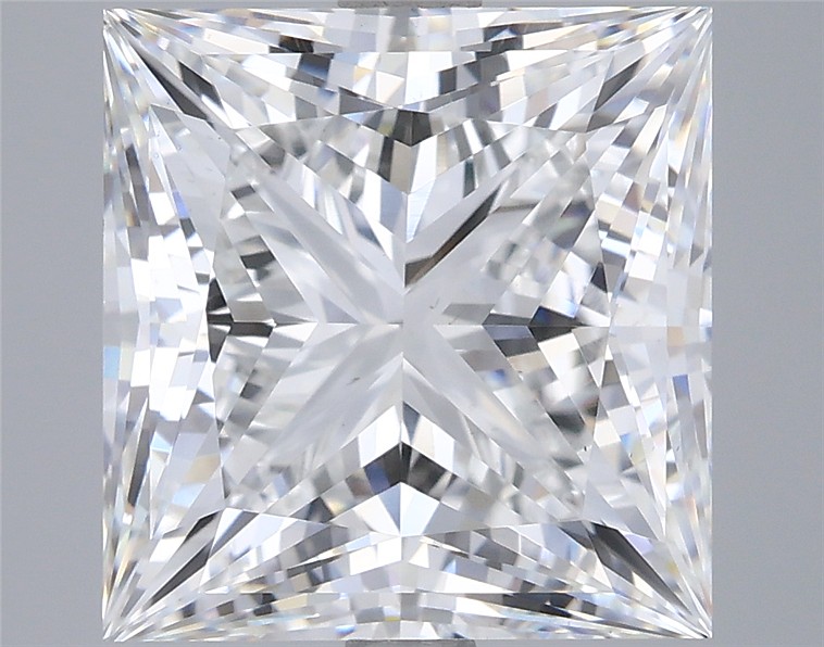 5.01 ct. princess Lab Grown Diamond front image