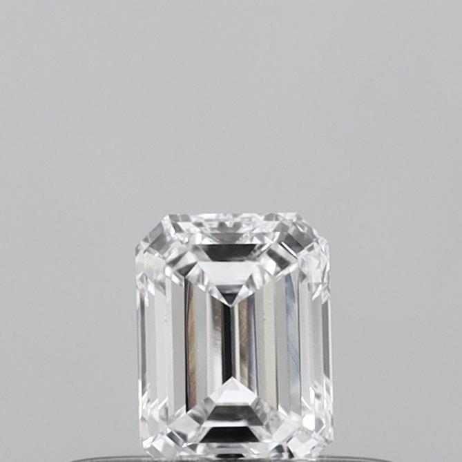 Actual 0.25 carat D VS2 Emerald lab-grown diamond