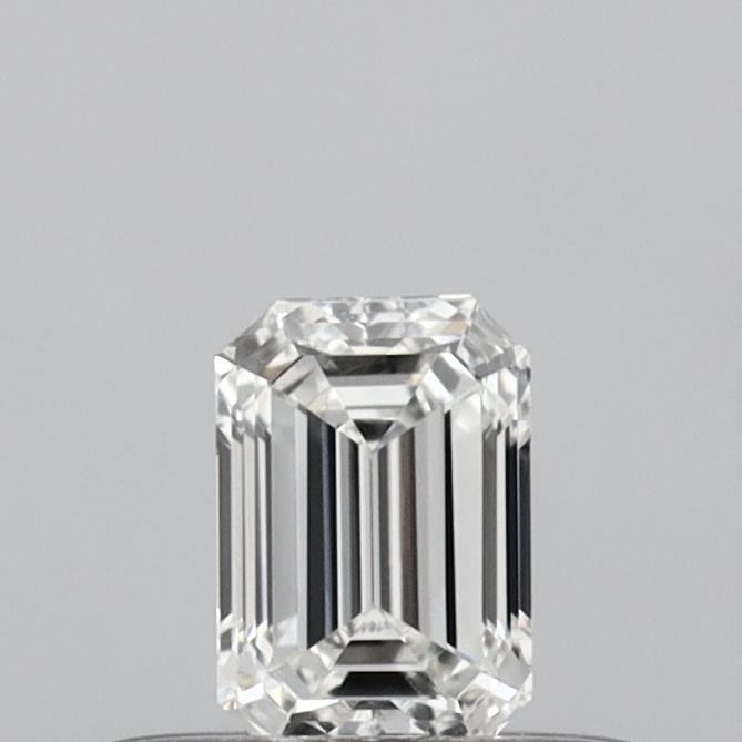 Actual 0.31 carat H Emerald lab-grown diamond