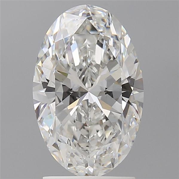 2.08 ct. oval Lab Grown Diamond front image