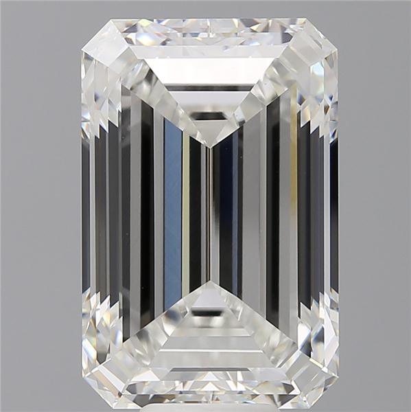 12.52 ct. emerald Lab Grown Diamond front image