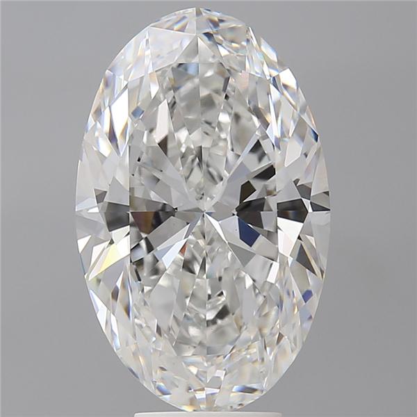 7.05 ct. oval Lab Grown Diamond front image