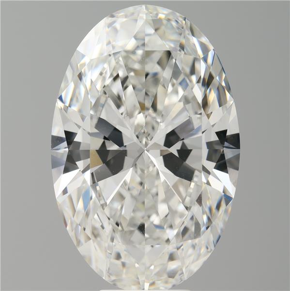 9.59 ct. oval Lab Grown Diamond front image