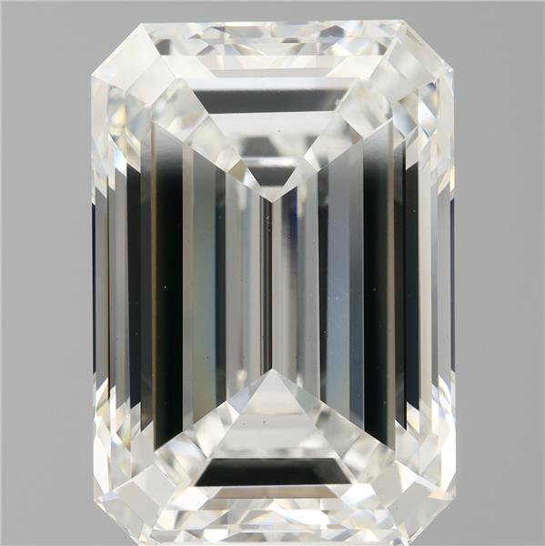 7.09 ct. emerald Lab Grown Diamond front image