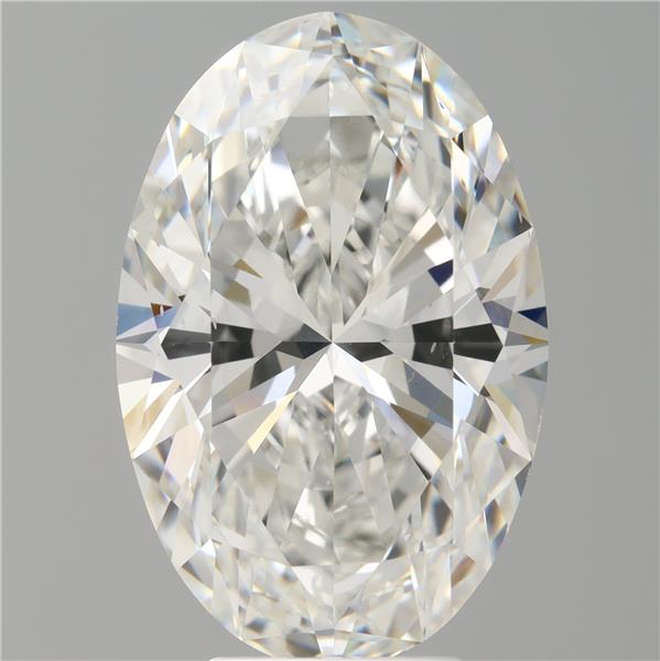 6.01 ct. oval Lab Grown Diamond front image