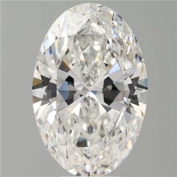 7.04 ct. oval Lab Grown Diamond front image