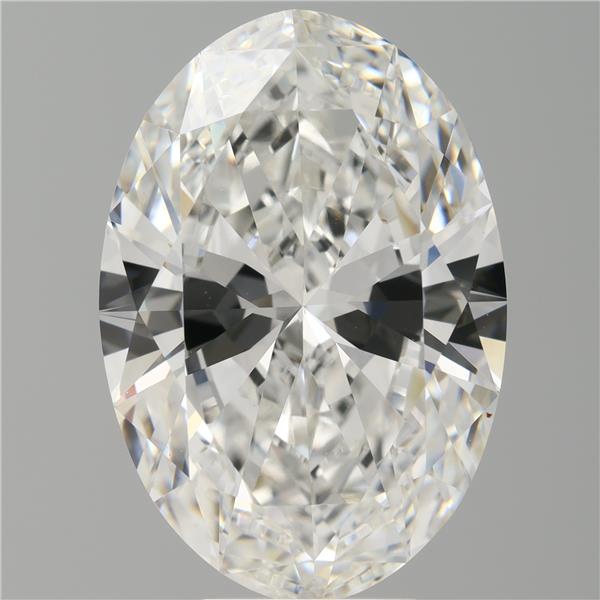 7.10 ct. oval Lab Grown Diamond front image
