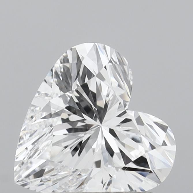 1 carat d VS2 EX Cut IGI heart diamond