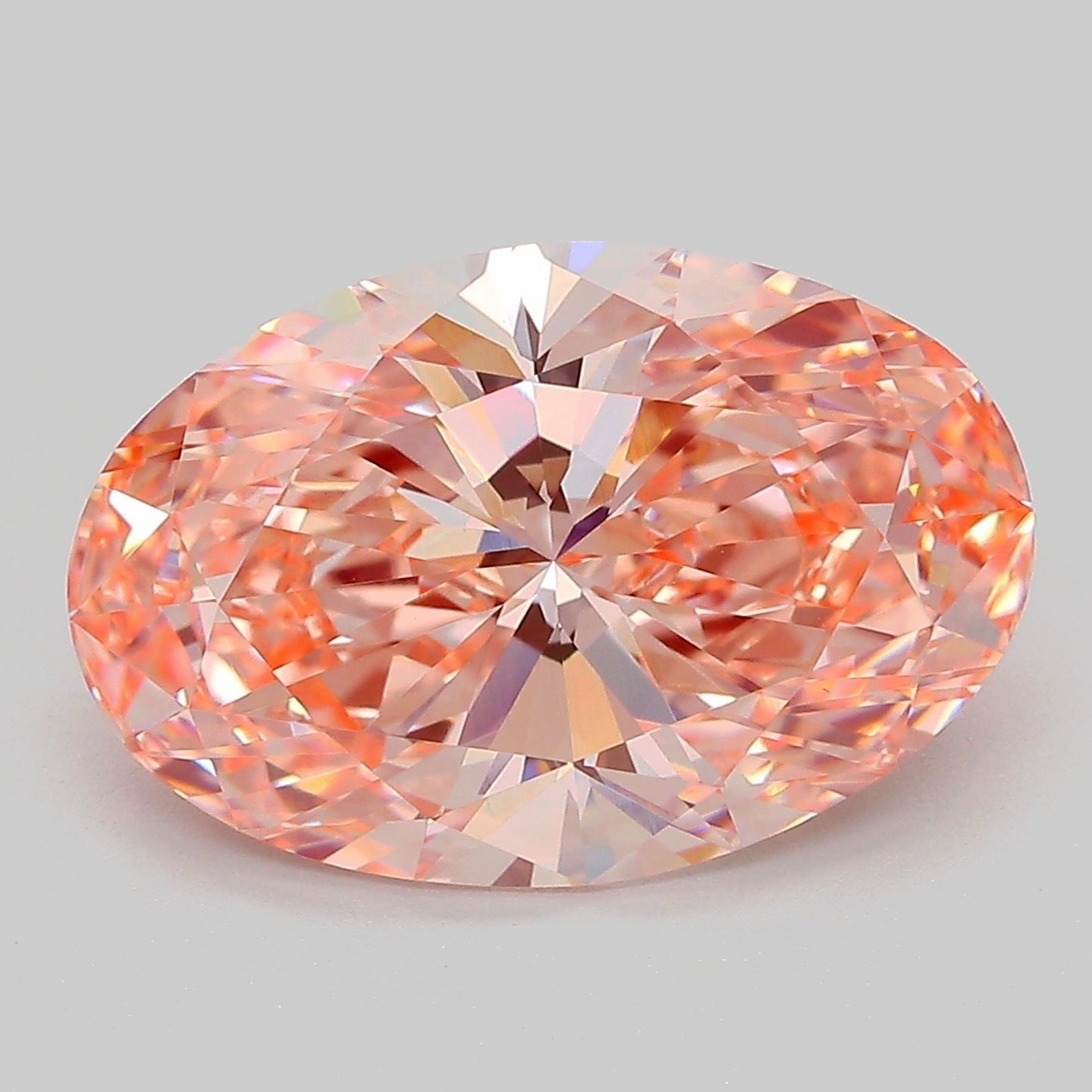 5.59 ct. oval Lab Grown Diamond front image