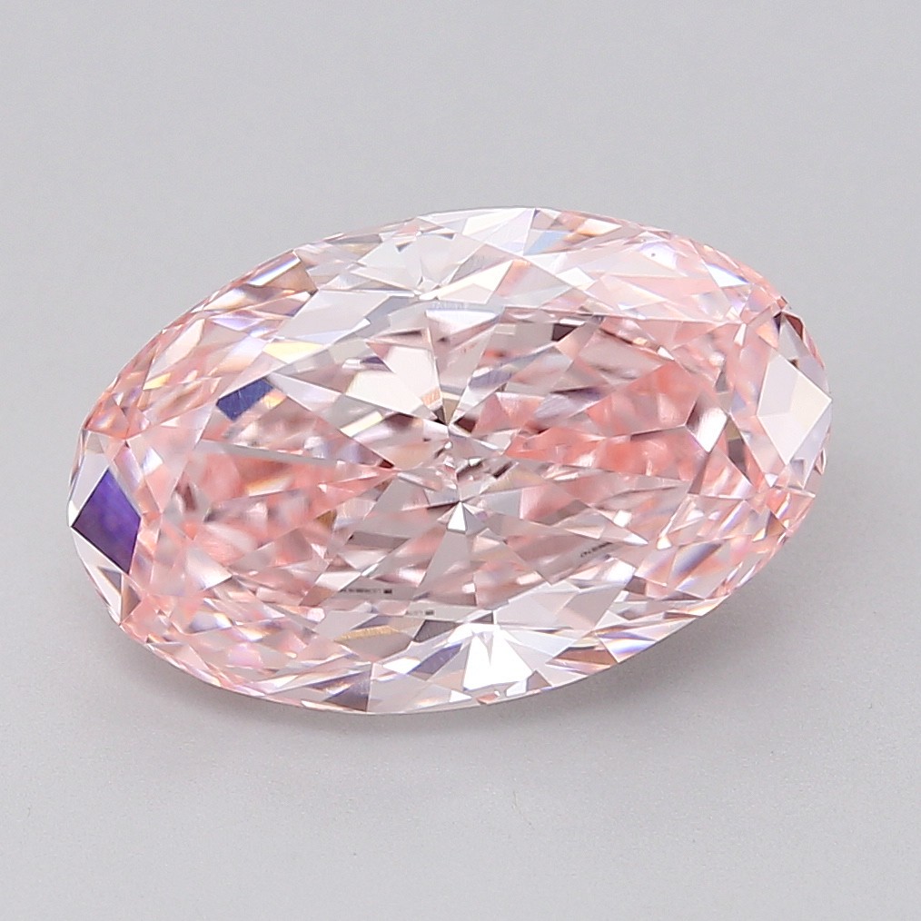 6.21 ct. oval Lab Grown Diamond front image