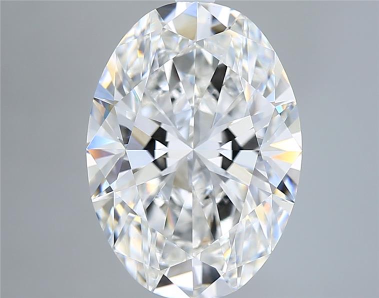 5.11 ct. oval Lab Grown Diamond front image