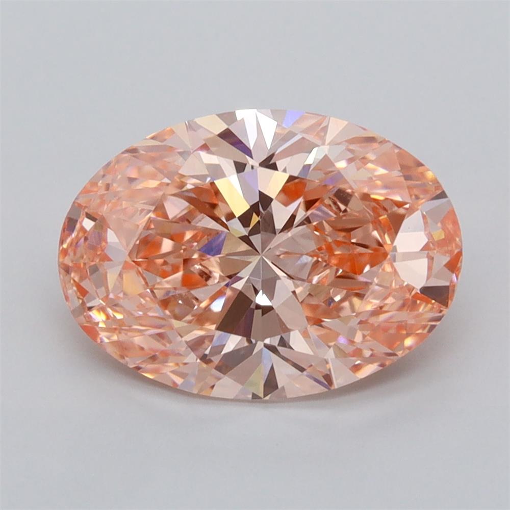 3.04 ct. oval Lab Grown Diamond front image