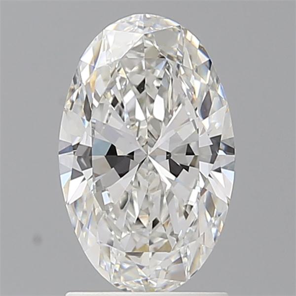 1.58 ct. oval Lab Grown Diamond front image