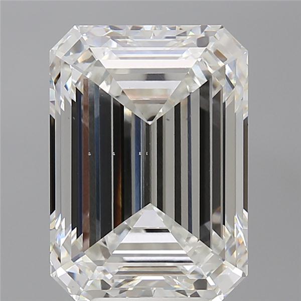 7.10 ct. emerald Lab Grown Diamond front image