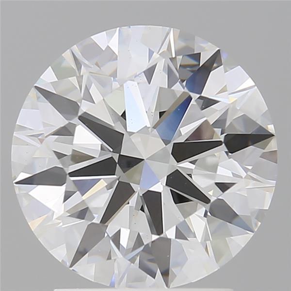 2.60 ct. round Lab Grown Diamond front image