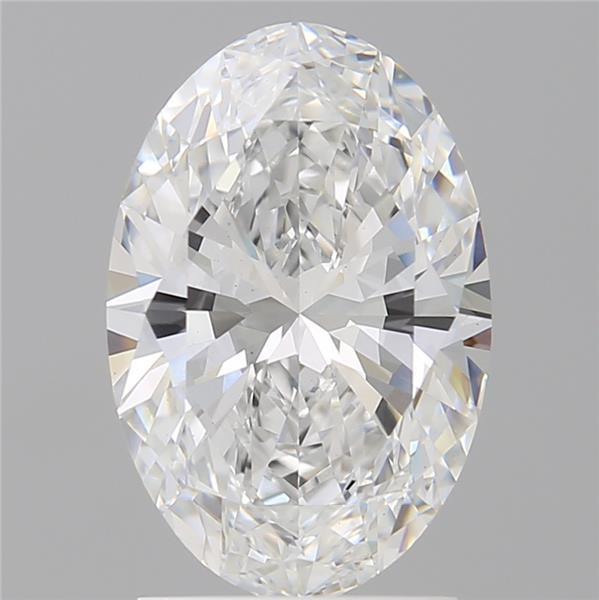 2.08 ct. oval Lab Grown Diamond front image