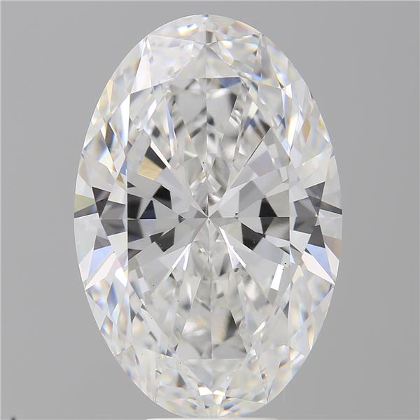 9.58 ct. oval Lab Grown Diamond front image