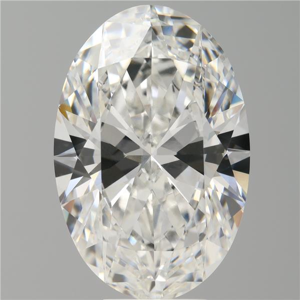 7.55 ct. oval Lab Grown Diamond front image