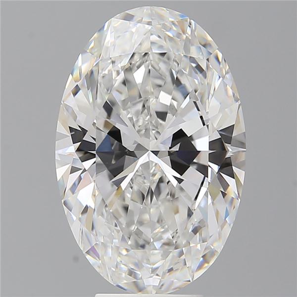 7.04 ct. oval Lab Grown Diamond front image