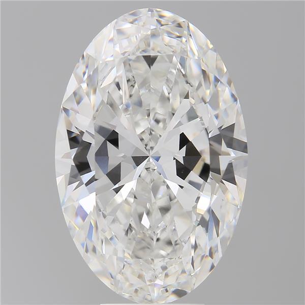 8.06 ct. oval Lab Grown Diamond front image