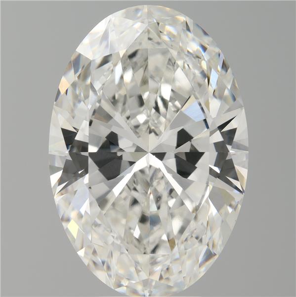 8.09 ct. oval Lab Grown Diamond front image