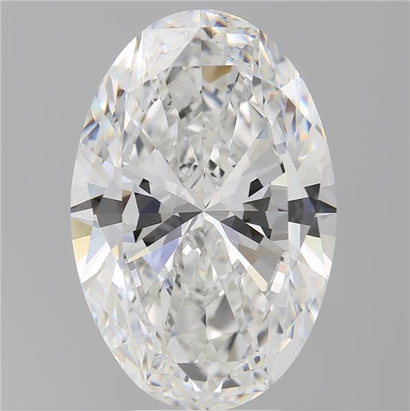 6.51 ct. oval Lab Grown Diamond front image