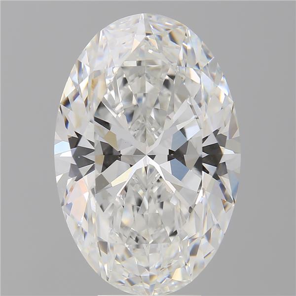 7.59 ct. oval Lab Grown Diamond front image