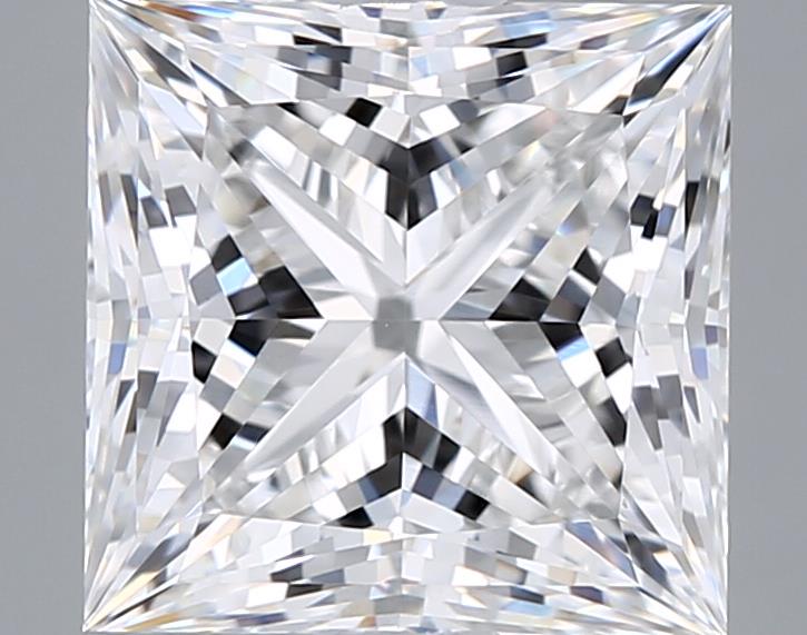 2.10 ct. princess Lab Grown Diamond front image