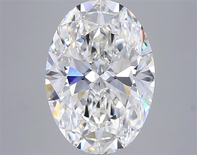 5.06 ct. oval Lab Grown Diamond front image