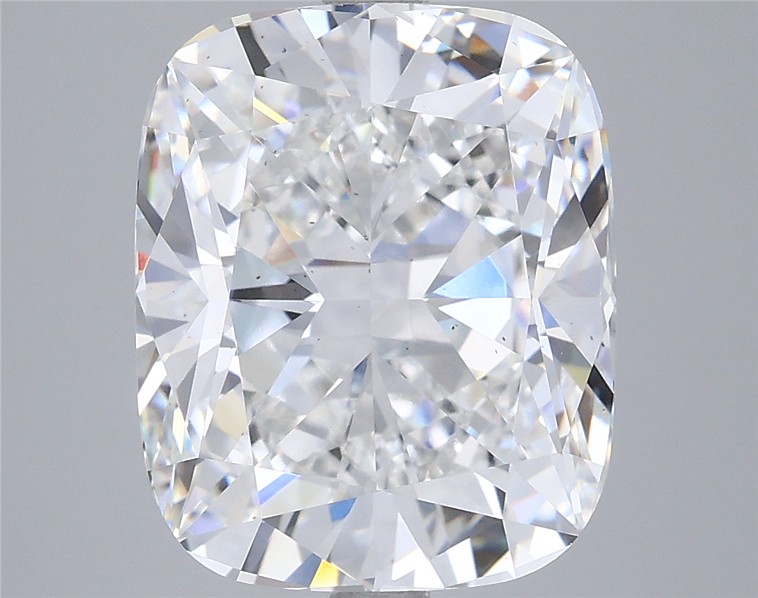 6.09 ct. cushion Lab Grown Diamond front image