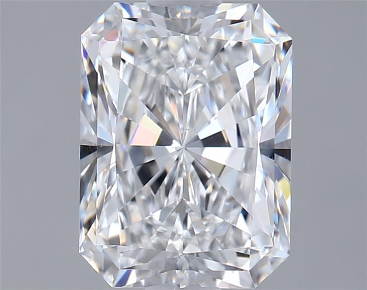 2.03 carat d VS2 EX Cut IGI radiant diamond