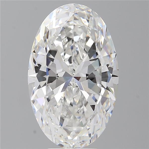7.59 ct. oval Lab Grown Diamond front image