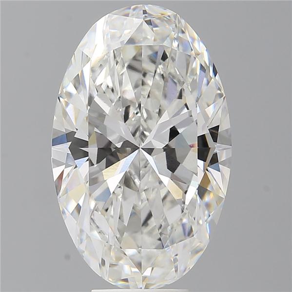 8.10 ct. oval Lab Grown Diamond front image