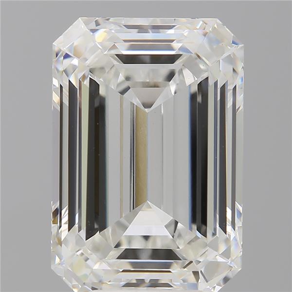7.09 ct. emerald Lab Grown Diamond front image