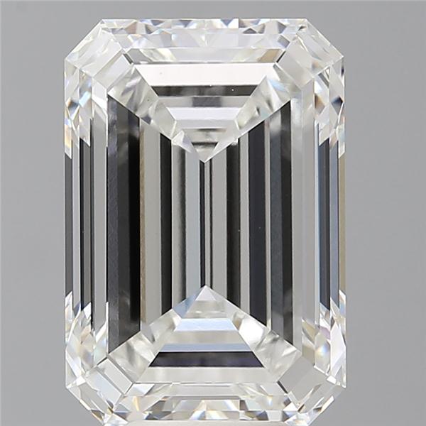 8.01 ct. emerald Lab Grown Diamond front image