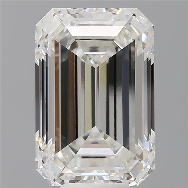 9.59 ct. emerald Lab Grown Diamond front image